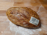 Természetes kovászos félbarna jellegű kenyér 0,75 kg (Jacsó Pékség)