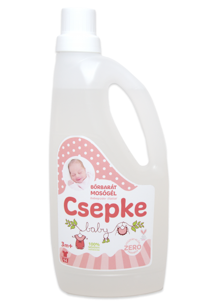 CSEPKE baby mosógél babapúder, hipoallergén 3m+ (Cudy Future Kft)