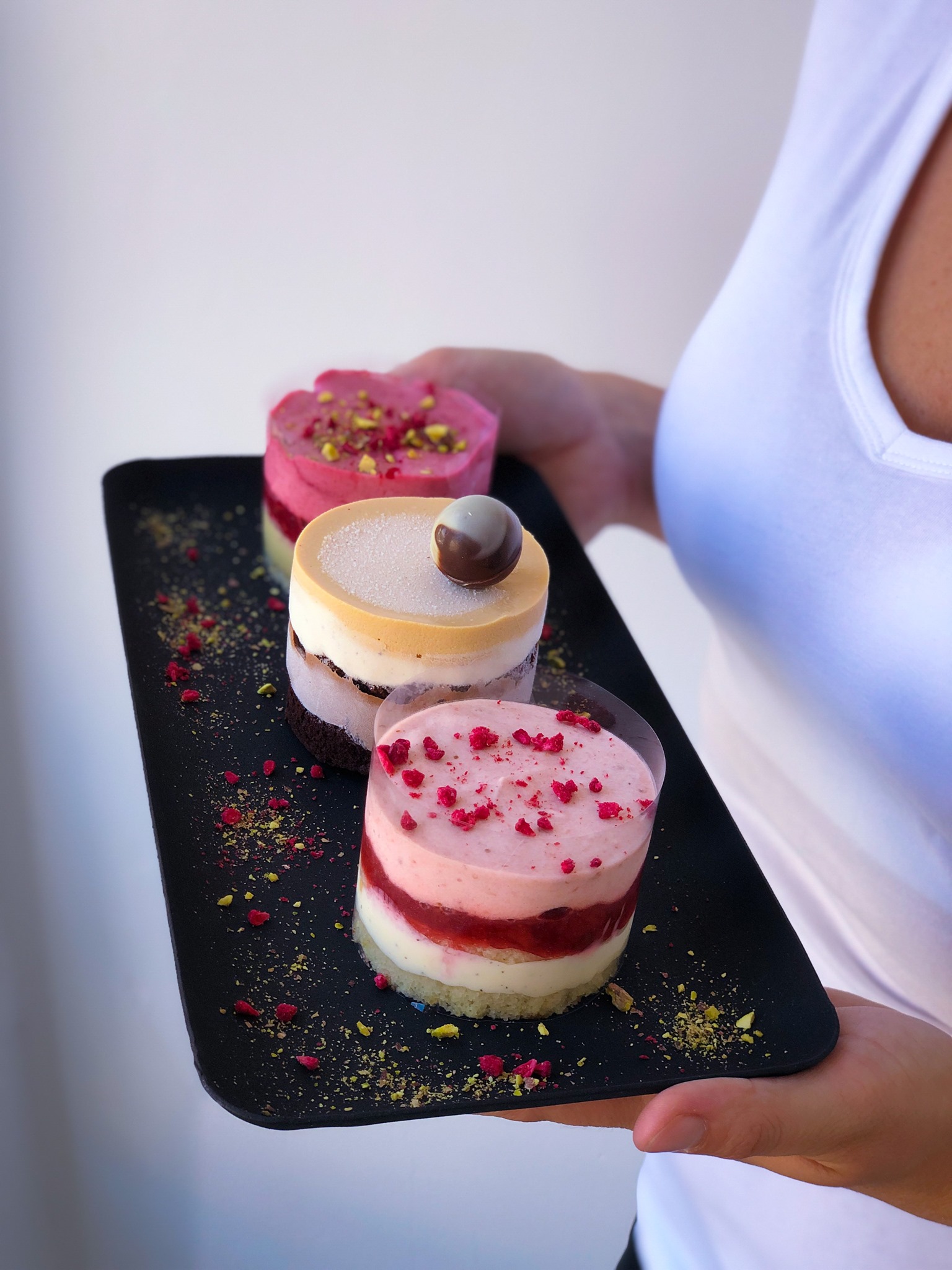 Sárgabarack joghurt mangó minitorta (Cukorpor)