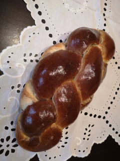 Kovászos kakaós kalács bio lisztből (0,5 kg) (Szabó Roland)