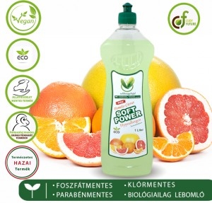 Soft Power Illatos mosogatószer 1 l (pomelo-citrus) (CUDY Future Kft.)