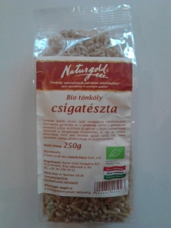 Bio tönköly tészta csiga 250g (Naturgold Kft.) 
