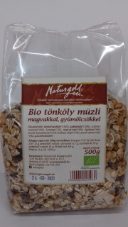 Bio tönköly müzli magvakkal, gyümölcsökkel 500 g (Naturgold Kft.)