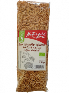 Bio tönköly sodort csiga tészta teljes őrlésű 250g (Naturgold Kft.) 