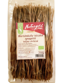 Bio tönköly tészta spagetti teljes őrlésű  250g(Naturgold Kft.) 