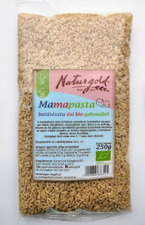 Mamapasta betűtészta ősi bio gabonából 250g  (Naturgold Kft.) 